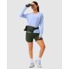 imageG Gradual 57 Athletic Running Shorts for Women 2 Zipper Pockets Lightweight Workout Gym Summer Dolphin Shorts with LinerArmy Green