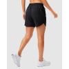 imageG Gradual 57 Athletic Running Shorts for Women 2 Zipper Pockets Lightweight Workout Gym Summer Dolphin Shorts with LinerBlack