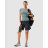 imageG Gradual 57 Athletic Running Shorts for Women 2 Zipper Pockets Lightweight Workout Gym Summer Dolphin Shorts with LinerDark Grey