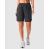 imageG Gradual 57 Athletic Running Shorts for Women 2 Zipper Pockets Lightweight Workout Gym Summer Dolphin Shorts with LinerDark Grey