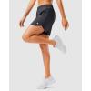 imageG Gradual 57 Athletic Running Shorts for Women 2 Zipper Pockets Lightweight Workout Gym Summer Dolphin Shorts with LinerDark Grey