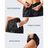imageG Gradual 57 Athletic Running Shorts for Women 2 Zipper Pockets Lightweight Workout Gym Summer Dolphin Shorts with LinerGrey Camo
