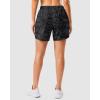 imageG Gradual 57 Athletic Running Shorts for Women 2 Zipper Pockets Lightweight Workout Gym Summer Dolphin Shorts with LinerGrey Camo