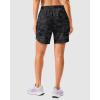 imageG Gradual 57 Athletic Running Shorts for Women 2 Zipper Pockets Lightweight Workout Gym Summer Dolphin Shorts with LinerGrey Camo