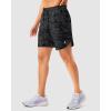 imageG Gradual 57 Athletic Running Shorts for Women 2 Zipper Pockets Lightweight Workout Gym Summer Dolphin Shorts with LinerGrey Camo