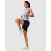 imageG Gradual 57 Athletic Running Shorts for Women 2 Zipper Pockets Lightweight Workout Gym Summer Dolphin Shorts with LinerGrey Camo