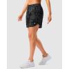 imageG Gradual 57 Athletic Running Shorts for Women 2 Zipper Pockets Lightweight Workout Gym Summer Dolphin Shorts with LinerGrey Camo
