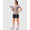 imageG Gradual 57 Athletic Running Shorts for Women 2 Zipper Pockets Lightweight Workout Gym Summer Dolphin Shorts with LinerGrey Camo