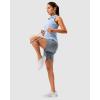 imageG Gradual 57 Athletic Running Shorts for Women 2 Zipper Pockets Lightweight Workout Gym Summer Dolphin Shorts with LinerLight Grey