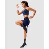 imageG Gradual 57 Athletic Running Shorts for Women 2 Zipper Pockets Lightweight Workout Gym Summer Dolphin Shorts with LinerNavy