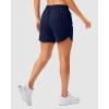 imageG Gradual 57 Athletic Running Shorts for Women 2 Zipper Pockets Lightweight Workout Gym Summer Dolphin Shorts with LinerNavy