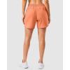 imageG Gradual 57 Athletic Running Shorts for Women 2 Zipper Pockets Lightweight Workout Gym Summer Dolphin Shorts with LinerRed Coral