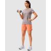 imageG Gradual 57 Athletic Running Shorts for Women 2 Zipper Pockets Lightweight Workout Gym Summer Dolphin Shorts with LinerRed Coral