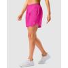 imageG Gradual 57 Athletic Running Shorts for Women 2 Zipper Pockets Lightweight Workout Gym Summer Dolphin Shorts with LinerRose