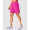 imageG Gradual 57 Athletic Running Shorts for Women 2 Zipper Pockets Lightweight Workout Gym Summer Dolphin Shorts with LinerRose