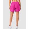 imageG Gradual 57 Athletic Running Shorts for Women 2 Zipper Pockets Lightweight Workout Gym Summer Dolphin Shorts with LinerRose