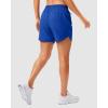 imageG Gradual 57 Athletic Running Shorts for Women 2 Zipper Pockets Lightweight Workout Gym Summer Dolphin Shorts with LinerRoyal Blue