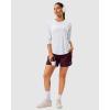 imageG Gradual 57 Athletic Running Shorts for Women 2 Zipper Pockets Lightweight Workout Gym Summer Dolphin Shorts with LinerWine