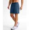 imageG Gradual Mens Athletic Running Shorts 759 Zipper Pocket Lightweight Workout Gym Quick Dry Shorts Golf Tennis HikingBlue Grey