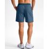 imageG Gradual Mens Athletic Running Shorts 759 Zipper Pocket Lightweight Workout Gym Quick Dry Shorts Golf Tennis HikingBlue Grey