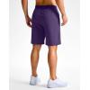 imageG Gradual Mens Athletic Running Shorts 759 Zipper Pocket Lightweight Workout Gym Quick Dry Shorts Golf Tennis HikingDeep Purple
