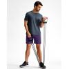 imageG Gradual Mens Athletic Running Shorts 759 Zipper Pocket Lightweight Workout Gym Quick Dry Shorts Golf Tennis HikingDeep Purple
