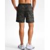 imageG Gradual Mens Athletic Running Shorts 759 Zipper Pocket Lightweight Workout Gym Quick Dry Shorts Golf Tennis HikingGreen Camo