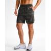 imageG Gradual Mens Athletic Running Shorts 759 Zipper Pocket Lightweight Workout Gym Quick Dry Shorts Golf Tennis HikingGreen Camo