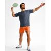 imageG Gradual Mens Athletic Running Shorts 759 Zipper Pocket Lightweight Workout Gym Quick Dry Shorts Golf Tennis HikingOrange