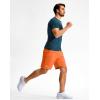 imageG Gradual Mens Athletic Running Shorts 759 Zipper Pocket Lightweight Workout Gym Quick Dry Shorts Golf Tennis HikingOrange