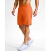 imageG Gradual Mens Athletic Running Shorts 759 Zipper Pocket Lightweight Workout Gym Quick Dry Shorts Golf Tennis HikingOrange