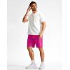 imageG Gradual Mens Athletic Running Shorts 759 Zipper Pocket Lightweight Workout Gym Quick Dry Shorts Golf Tennis HikingRose