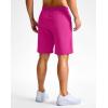 imageG Gradual Mens Athletic Running Shorts 759 Zipper Pocket Lightweight Workout Gym Quick Dry Shorts Golf Tennis HikingRose