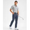 imageG Gradual Mens Golf Pants with 5 Pockets 303234 Lightweight Quick Dry Stretch Work Dress Pants Casual Slacks for MenDusty BlueW34 L30