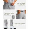 imageG Gradual Mens Golf Pants with 5 Pockets 303234 Lightweight Quick Dry Stretch Work Dress Pants Casual Slacks for MenLight GreyW33 L30