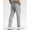 imageG Gradual Mens Golf Pants with 5 Pockets 303234 Lightweight Quick Dry Stretch Work Dress Pants Casual Slacks for MenLight GreyW33 L30