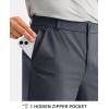imageG Gradual Mens Golf Pants with 5 Pockets 303234 Lightweight Quick Dry Stretch Work Dress Pants Casual Slacks for MenOil GreyW35 L30