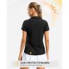 imageG Gradual Polo Shirts for Women Short Sleeve Golf Shirts V Neck Collared Top Cooling Lightweight UPF 50 Tennis Work Dry FitBlack