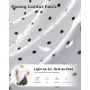imageG Gradual Polo Shirts for Women Short Sleeve Golf Shirts V Neck Collared Top Cooling Lightweight UPF 50 Tennis Work Dry FitBlack Dot