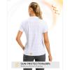 imageG Gradual Polo Shirts for Women Short Sleeve Golf Shirts V Neck Collared Top Cooling Lightweight UPF 50 Tennis Work Dry FitBlack Dot