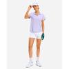 imageG Gradual Polo Shirts for Women Short Sleeve Golf Shirts V Neck Collared Top Cooling Lightweight UPF 50 Tennis Work Dry FitHeather Light Purple