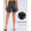 imageG Gradual Womens 5 Swim Shorts Zipper Pockets Quick Dry Board Shorts Bathing Suit Bottom with Liner Running Athletic ShortsBlack Camo