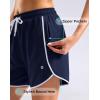 imageG Gradual Womens 5 Swim Shorts Zipper Pockets Quick Dry Board Shorts Bathing Suit Bottom with Liner Running Athletic ShortsNavy