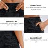 imageG Gradual Womens 7  9 Shorts with Deep Pockets Elastic Waist Bermuda Jersey Long Shorts for Woman Lounge WalkingBlack Camo