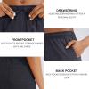 imageG Gradual Womens 7  9 Shorts with Deep Pockets Elastic Waist Bermuda Jersey Long Shorts for Woman Lounge WalkingCharcoal