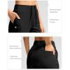 imageG Gradual Womens Pants Ankle 78 Golf Pants 3 Pockets Stretchy Travel Pants Inner Drawstring for Work Business CasualBlack