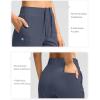imageG Gradual Womens Pants Ankle 78 Golf Pants 3 Pockets Stretchy Travel Pants Inner Drawstring for Work Business CasualDusty Blue