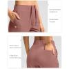 imageG Gradual Womens Pants Ankle 78 Golf Pants 3 Pockets Stretchy Travel Pants Inner Drawstring for Work Business CasualMauve Pink