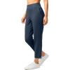 imageG Gradual Womens Pants Ankle 78 Golf Pants 3 Pockets Stretchy Travel Pants Inner Drawstring for Work Business CasualNavy