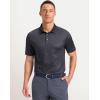 imageMens Golf Polo Shirts Dry Fit Performance Moisture Wicking Casual Print Golf Shirts for Men BreathableBall Holder